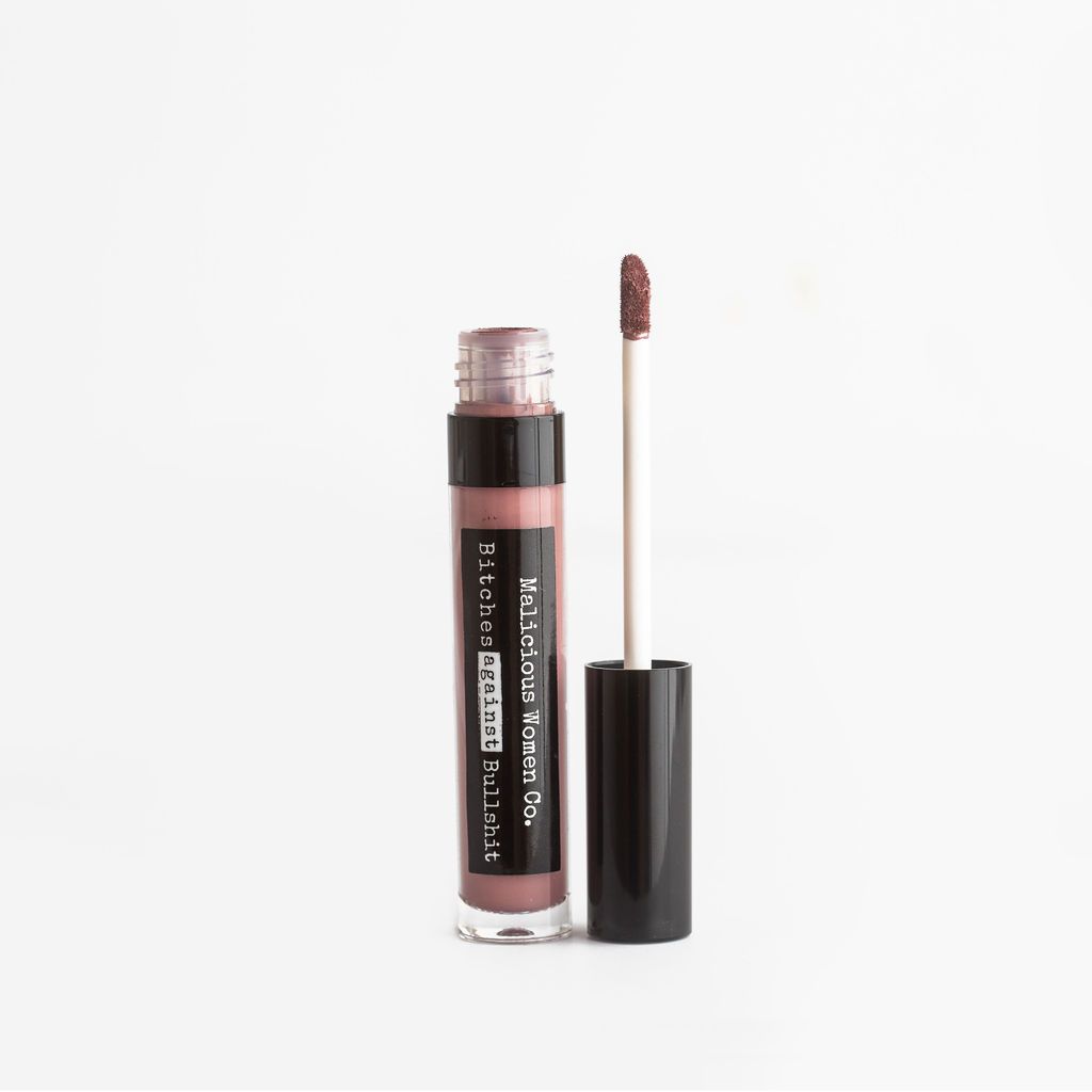 Bitches Against Bullshit - Malicious Matte Liquid Lipstick - Bitch Switch! (Muted Lavender) - Malicious Women Co. - Makeup